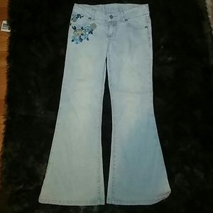 💎Girls wide leg. Light wash, excellent condition.